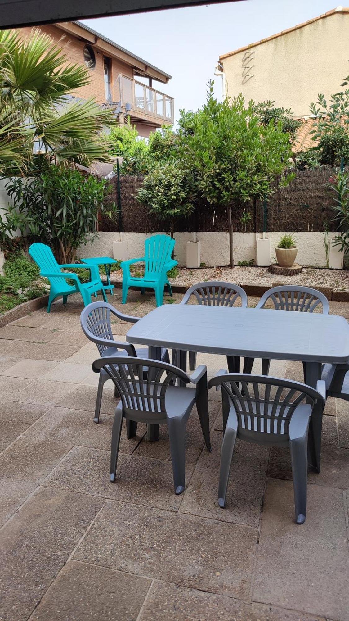 T2 Rdc Avec Jardin, Cap D'Agde, Secteur Falaise, 100 M Plage, Clim, Wifi, Parking Экстерьер фото